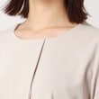 アンカーウーマン(ANCHOR WOMAN)の【洗える】ダブルサテン アシンメトリータックブラウス6