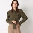 アンカーウーマン(ANCHOR WOMAN)の【洗える】ソフトジョーゼット ボウタイブラウス12