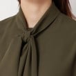 アンカーウーマン(ANCHOR WOMAN)の【洗える】ソフトジョーゼット ボウタイブラウス18