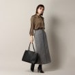 アンカーウーマン(ANCHOR WOMAN)の【洗える／ストレッチ】ツイードオックス ロングタイトスカート20