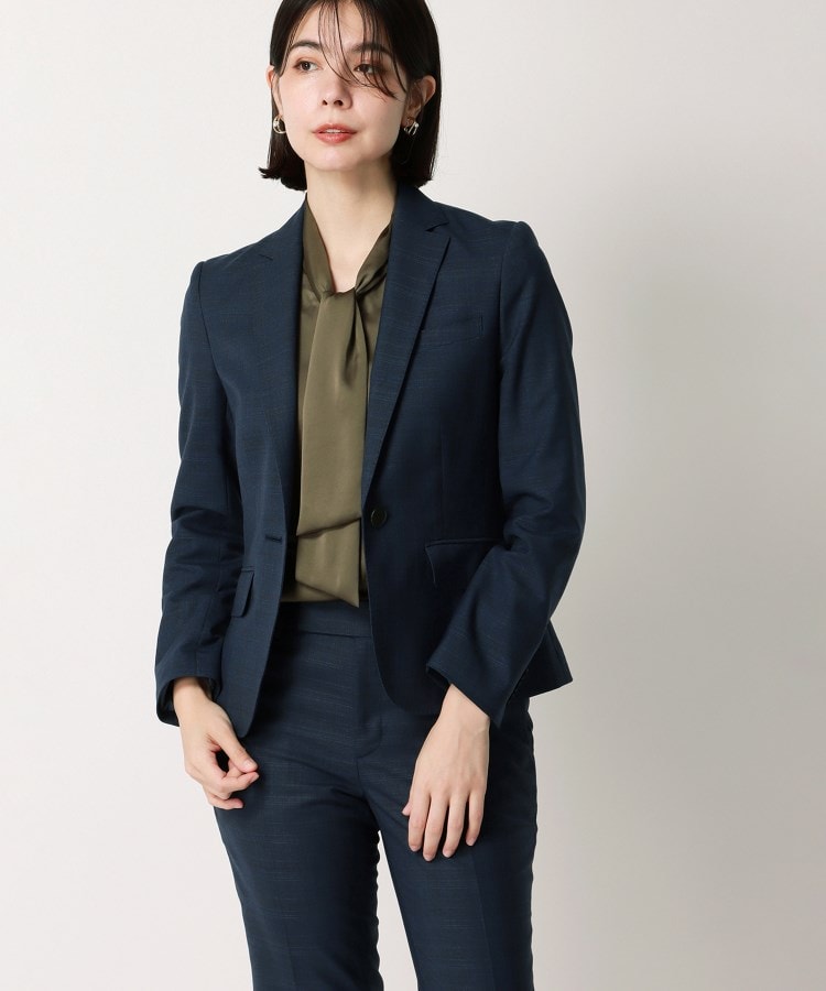 アンカーウーマン(ANCHOR WOMAN)の【洗える】ヴィンテージサテン アスコットタイブラウス10
