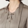 アンカーウーマン(ANCHOR WOMAN)の【洗える】ヴィンテージサテン アスコットタイブラウス32