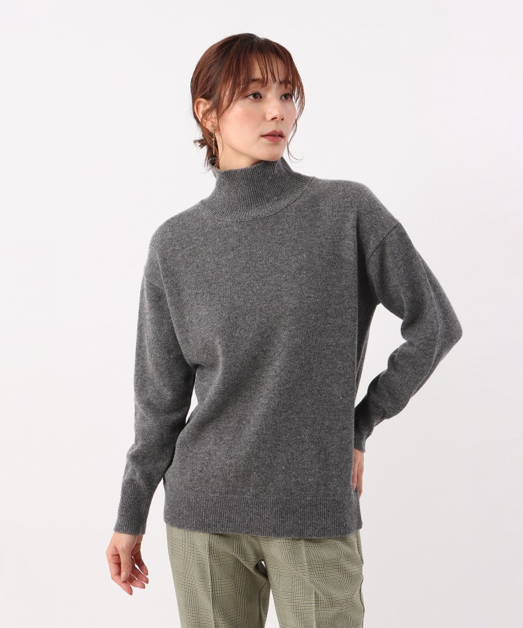 アンカーウーマン(ANCHOR WOMAN)の【WEAR SHiFT】ミドルゲージハイネックニット【長袖／カシミヤ混／リサイクル原料使用】23