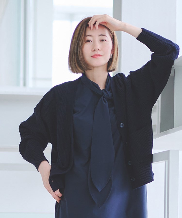 アンカーウーマン(ANCHOR WOMAN)の【WEAR SHiFT】ミドルゲージカーディガン【長袖／リサイクル原料使用】5