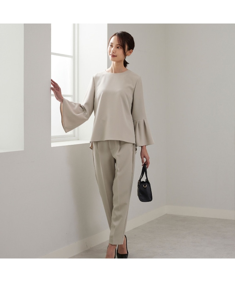 アンカーウーマン(ANCHOR WOMAN)の【洗える／2点セット】【セレモニー／入卒式】バックパール調ブラウスセットアップ【オケージョン／通勤】44