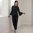 アンカーウーマン(ANCHOR WOMAN)の【洗える／2点セット】【セレモニー／入卒式】バックパール調ブラウスセットアップ【オケージョン／通勤】25