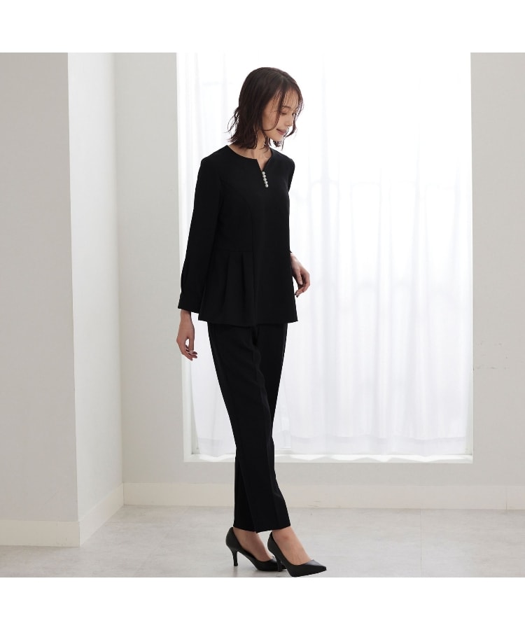 アンカーウーマン(ANCHOR WOMAN)の【洗える／2点セット】【セレモニー／入卒式】パール調ブラウスセットアップ【オケージョン／通勤】22