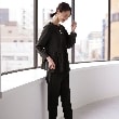 アンカーウーマン(ANCHOR WOMAN)の【洗える／2点セット】【セレモニー／入卒式】パール調ブラウスセットアップ【オケージョン／通勤】1