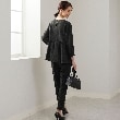 アンカーウーマン(ANCHOR WOMAN)の【洗える／2点セット】【セレモニー／入卒式】アンティークジャカードブラウスセットアップ【オケージョン／通勤】4