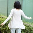 アンカーウーマン(ANCHOR WOMAN)の【M～L】アシンメトリーヘムニット【ウォッシャブル／UVカット】25