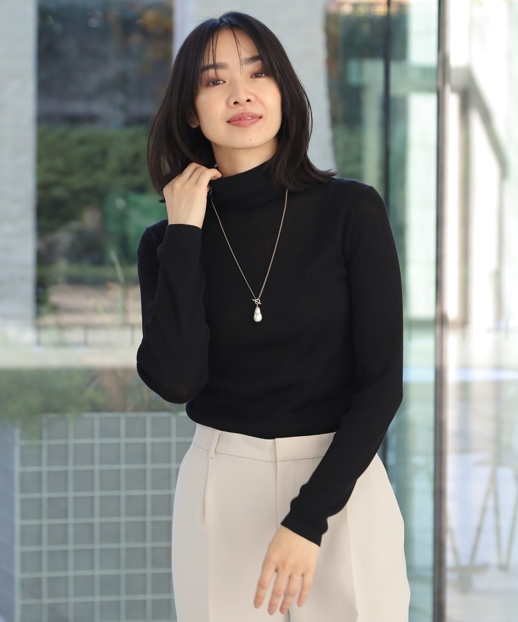 S~M】タートルネックニット【ウォッシャブル】(ニット S~M】タートルネックニット【ウォッシャブル】(ニット