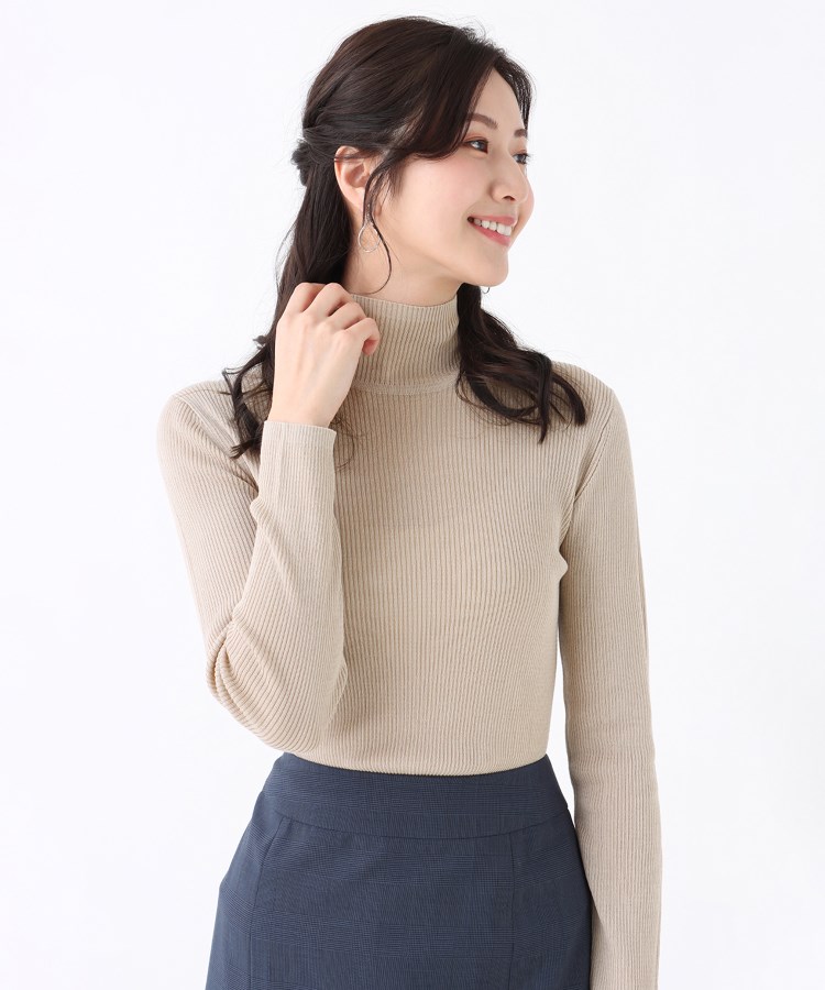S~M】タートルネックニット【ウォッシャブル】(ニット S~M】タートルネックニット【ウォッシャブル】(ニット