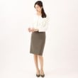 アンカーウーマン(ANCHOR WOMAN)の【S~4L】アクセサリー付2WAYブラウス【長袖/セレモニー/洗える/通勤/入卒/名品】13