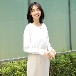 アンカーウーマン(ANCHOR WOMAN)の【S~4L】アクセサリー付2WAYブラウス【長袖/セレモニー/洗える/通勤/入卒/名品】10