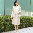 アンカーウーマン(ANCHOR WOMAN)の【S~4L】アクセサリー付2WAYブラウス【長袖/セレモニー/洗える/通勤/入卒/名品】11