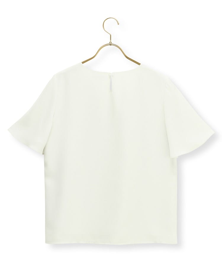アンカーウーマン(ANCHOR WOMAN)の【XS～4L】アクセサリー付きブラウス【2WAY／ストレッチ／ウォッシャブル／洗える／半袖】26