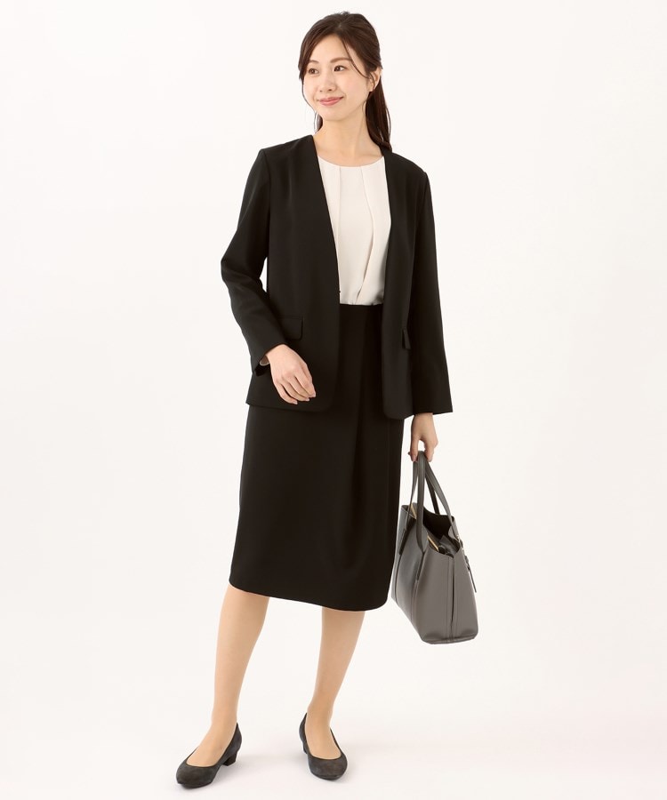 XS~4L】フロントホックVカラージャケット【UVカット/吸汗速乾 XS~4L】フロントホックVカラージャケット【UVカット/吸汗速乾