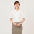 アンカーウーマン(ANCHOR WOMAN)の【S～LL】4WAYマルチブラウス【半袖／ウォッシャブル／洗える／透け軽減／通勤】 ホワイト(102)