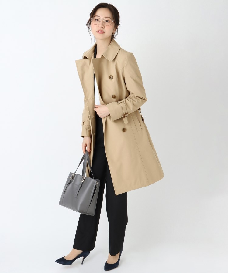 XS~7L】ロング丈ダブルトレンチコート【多サイズ展開/撥水加工 XS~7L】ロング丈ダブルトレンチコート【多サイズ展開/撥水加工