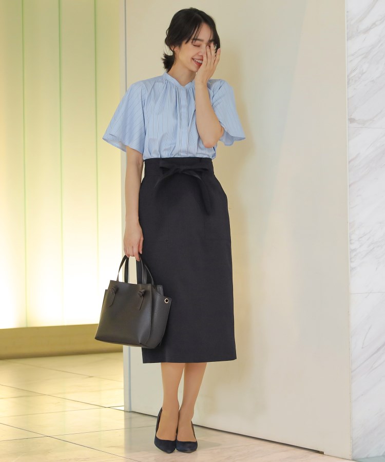 アンカーウーマン(ANCHOR WOMAN)のシュリンク2WAYハンドバッグ【ショルダーベルト付き／ノットデザイン】8