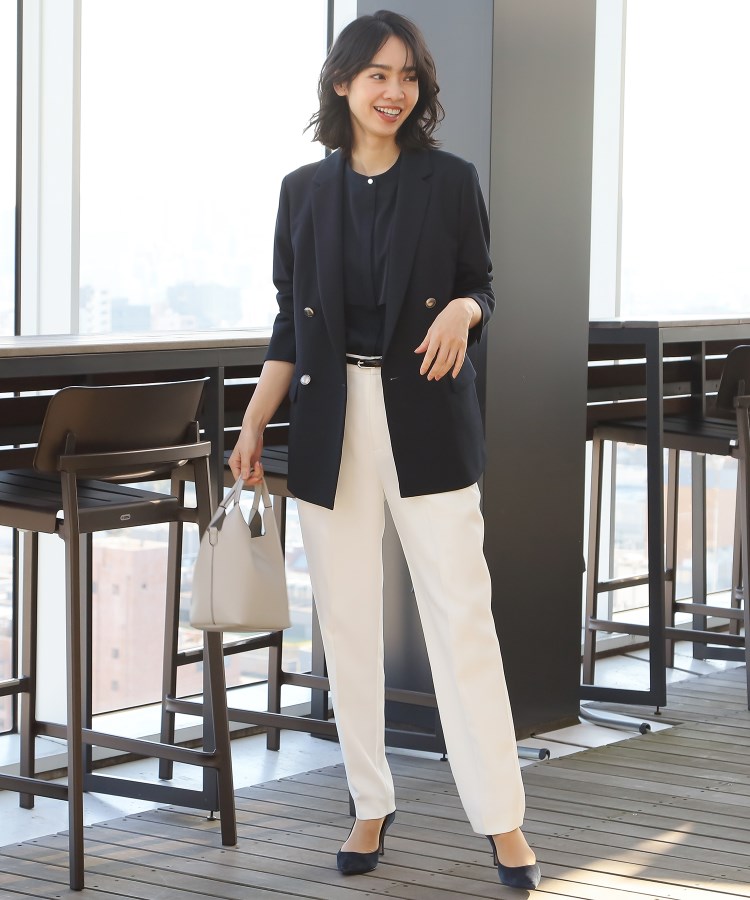 アンカーウーマン(ANCHOR WOMAN)の【S～LL】わたしの推しパン【テーパードパンツ／9分丈／ストレッチ／ウォッシャブル／洗える】3