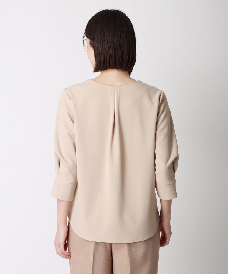 アンカーウーマン(ANCHOR WOMAN)の【洗える】カットジョーゼット ラウンドネックブラウス17