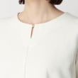 アンカーウーマン(ANCHOR WOMAN)の【洗える】カットジョーゼット ラウンドネックブラウス28