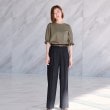 アンカーウーマン(ANCHOR WOMAN)の【UVカット・防シワ】透けない5分袖カットソー15