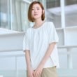 アンカーウーマン(ANCHOR WOMAN)の【UVカット・防シワ】透けないフロントタックカットソー1