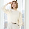 アンカーウーマン(ANCHOR WOMAN)の【UVカット／洗える】パフスリーブラメニット【長袖／S～LL】2