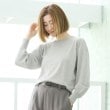アンカーウーマン(ANCHOR WOMAN)の【UVカット／洗える】パフスリーブラメニット【長袖／S～LL】20