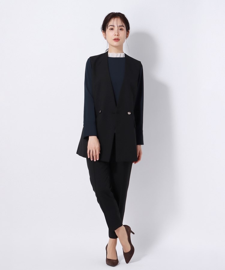 アンカーウーマン(ANCHOR WOMAN)の【洗える】ドライトロピカル ダブルブレストジレ21