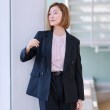 アンカーウーマン(ANCHOR WOMAN)の【洗える／防シワ】4ボタンダブルジャケット【XS～6L／セットアップ着用可】1