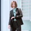 アンカーウーマン(ANCHOR WOMAN)の【洗える／防シワ】4ボタンダブルジャケット【XS～6L／セットアップ着用可】 ブラック(019)