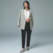 アンカーウーマン(ANCHOR WOMAN)の【セレモニー／通勤／セットアップ可】ツイード調Vカラージャケット5