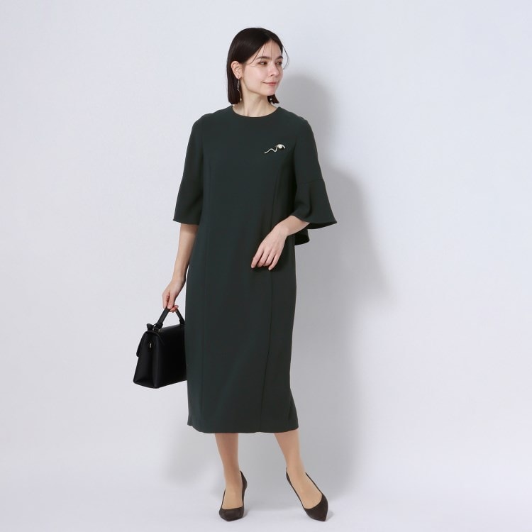 アンカーウーマン(ANCHOR WOMAN)の【洗える】バックフレアワンピース マキシ・ロングワンピース