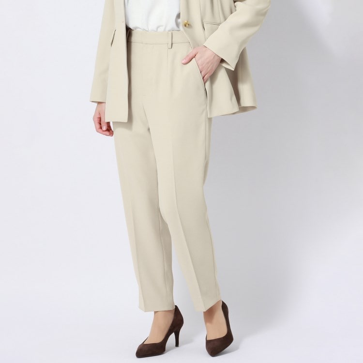 アンカーウーマン(ANCHOR WOMAN)の【洗える】ストレッチテーパードパンツ フルレングスパンツ