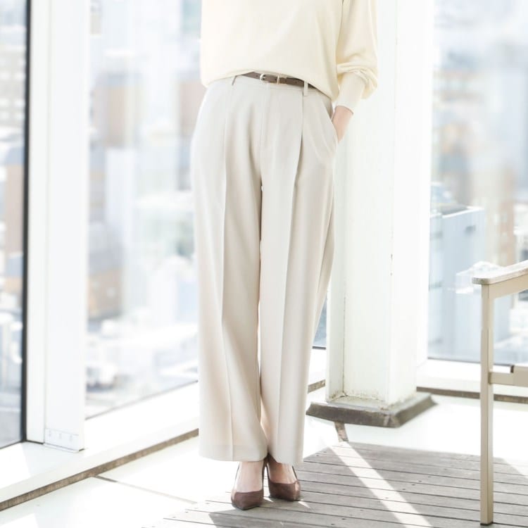 アンカーウーマン(ANCHOR WOMAN)の【わたしの推しパン】ワイドパンツ フルレングスパンツ