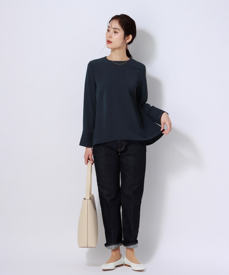 アンカーウーマン(ANCHOR WOMAN)の【洗える】2WAYペプラムブラウス13