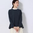 アンカーウーマン(ANCHOR WOMAN)の【洗える】2WAYペプラムブラウス ネイビー(094)