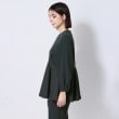 アンカーウーマン(ANCHOR WOMAN)の【洗える】ジャカード切替 ペプラムブラウス16