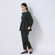 アンカーウーマン(ANCHOR WOMAN)の【洗える】ジャカード切替 ペプラムブラウス23