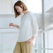 アンカーウーマン(ANCHOR WOMAN)の【前身頃裏地付き】袖パール調ボタンブラウス3