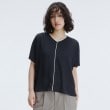 アンカーウーマン(ANCHOR WOMAN)の【接触冷感・UVカット】Vネックブラウス ネイビー(094)