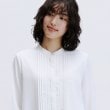 アンカーウーマン(ANCHOR WOMAN)の【セレモニー／通勤】バンドカラーはしごレースブラウス5