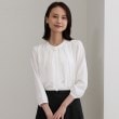 アンカーウーマン(ANCHOR WOMAN)の【4WAY／5色展開】アクセサリー付きボウタイブラウス【通勤／入卒／セレモニー／9分袖／S～4L】1