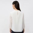 アンカーウーマン(ANCHOR WOMAN)の【4WAY／5色展開】アクセサリー付きボウタイブラウス【通勤／入卒／セレモニー／9分袖／S～4L】7
