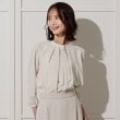 アンカーウーマン(ANCHOR WOMAN)の【4WAY／5色展開】アクセサリー付きボウタイブラウス【通勤／入卒／セレモニー／9分袖／S～4L】 ライトベージュ(051)