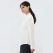 アンカーウーマン(ANCHOR WOMAN)の【2WAY／ストレッチ】取り外しタイ付きシャツ襟ブラウス【長袖】3