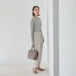 アンカーウーマン(ANCHOR WOMAN)の【洗える】ストレッチレーヨン ハイネックリブニット4